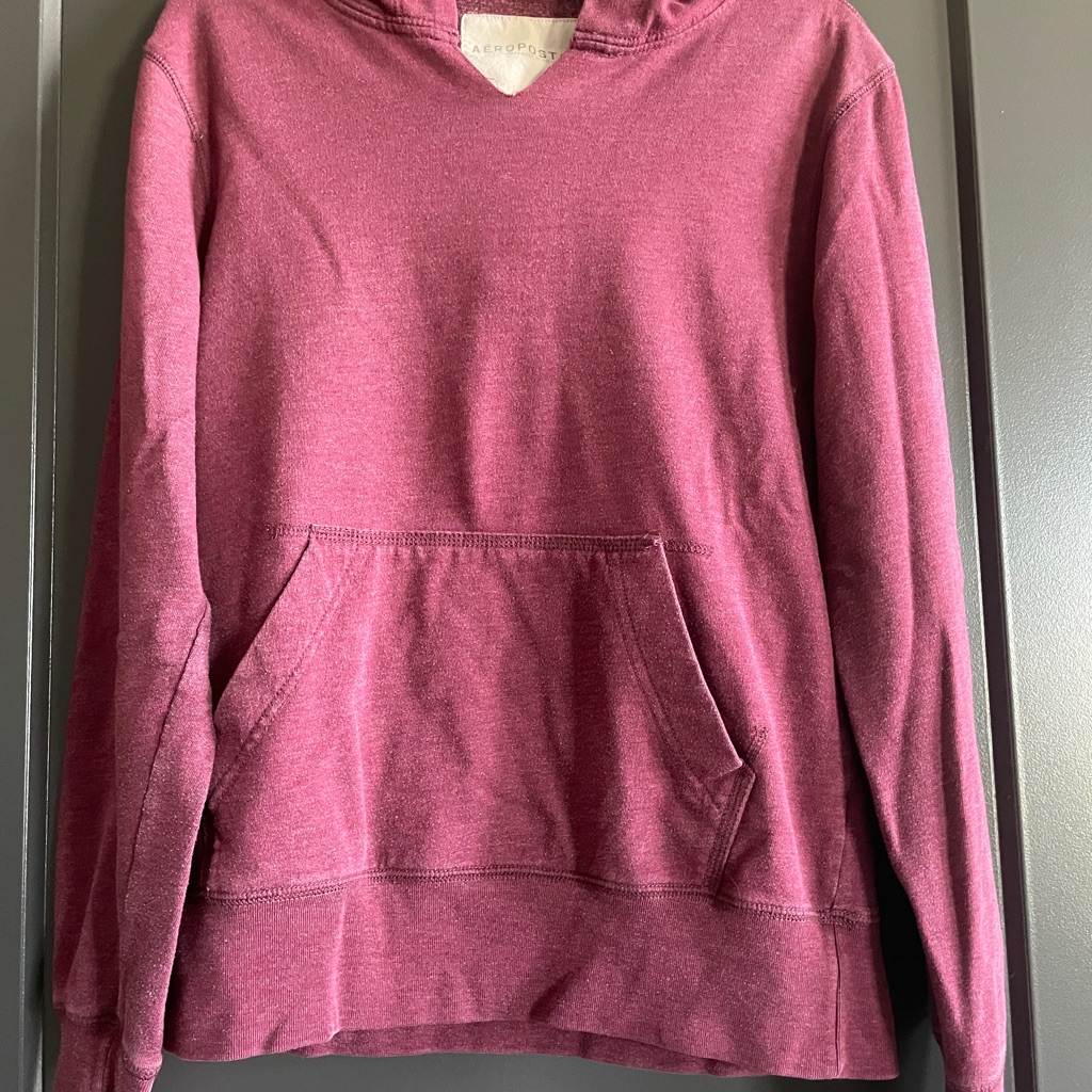 Aeropostale Maroon Hoodie Sweater